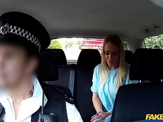UK cop exasperation fucks gorgeous blonde instead of interesting her in